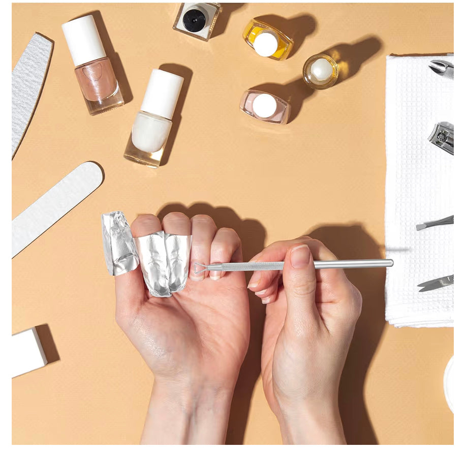 LOOKS NAIL FOIL WRAPS FOR SOAK OFF GEL POLISH REMOVER 200PCS/BOX