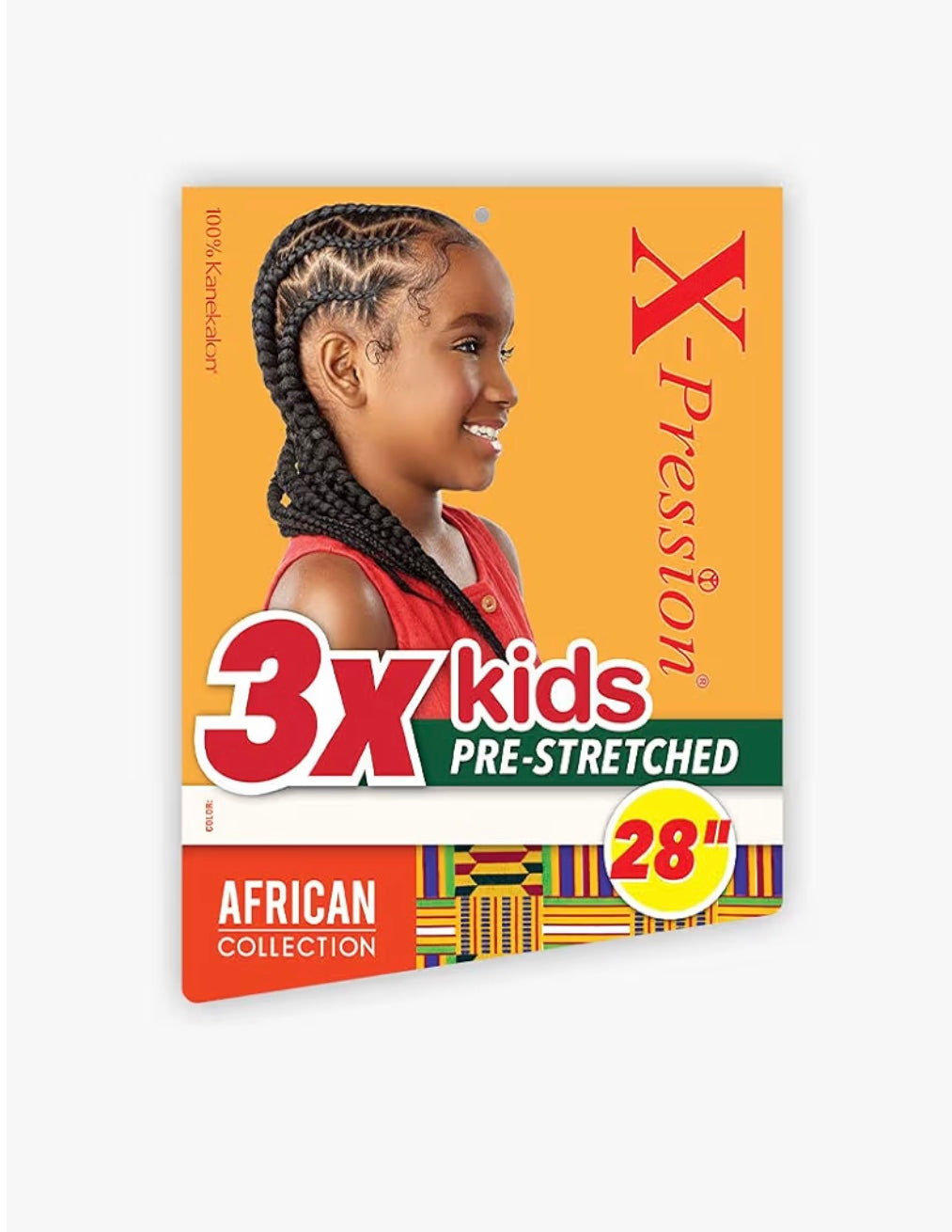 3x X-PRESSION PRE-STRETCHED BRAID 28"