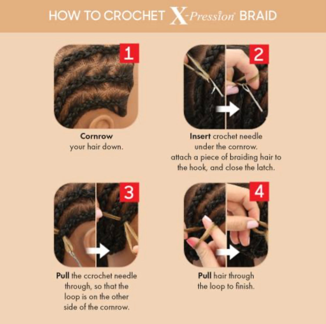 OUTRE BRAIDS CROCHET BRAIDS X-PRESSION TWISTED UP SPRING TWIST 12" COLOR #1B