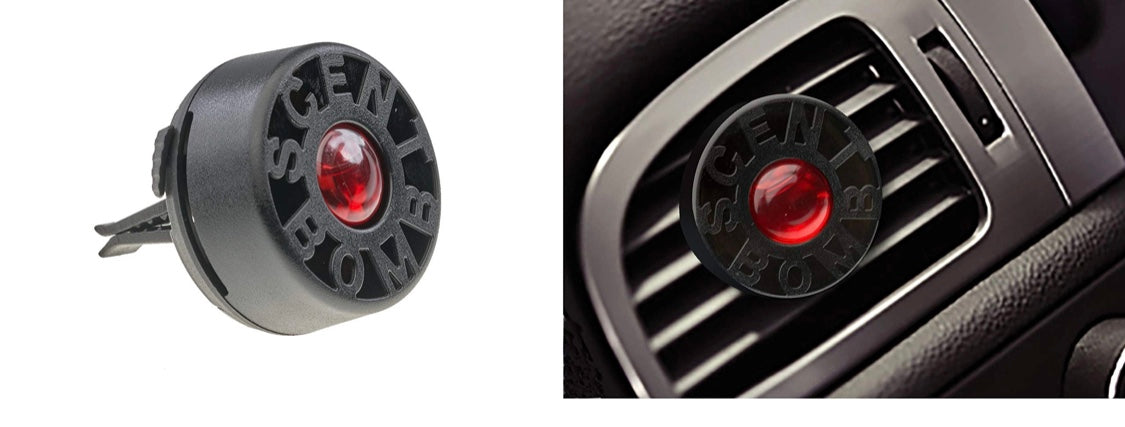 SCENT BOMB CAR FRESHENER WITH VENT CLIP