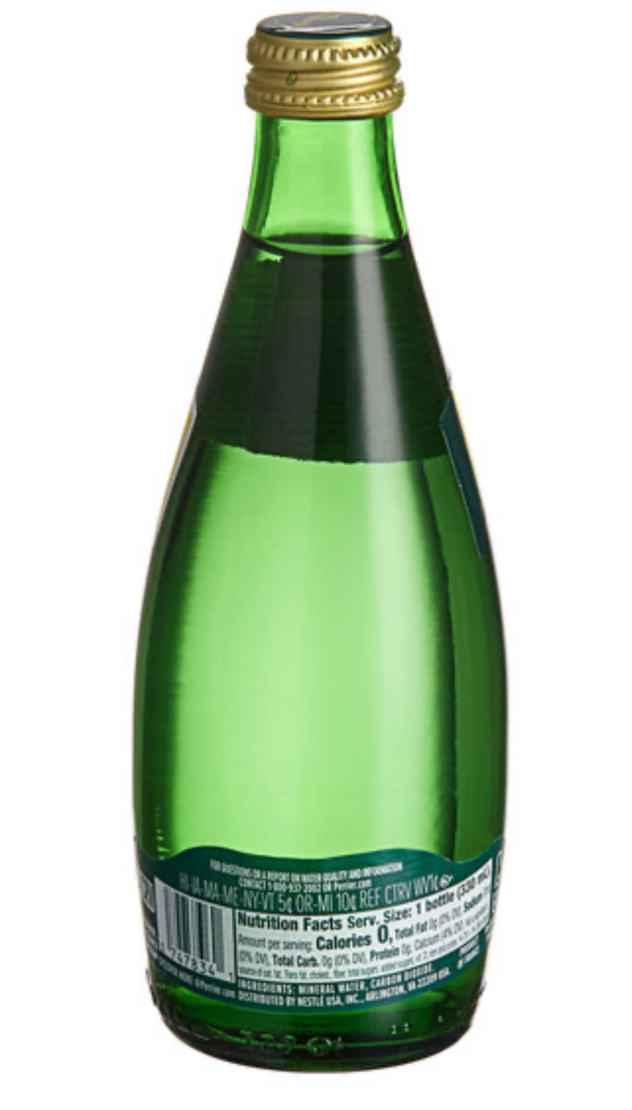 PERRIER CARBONATED MINERAL WATER, 330 Ml