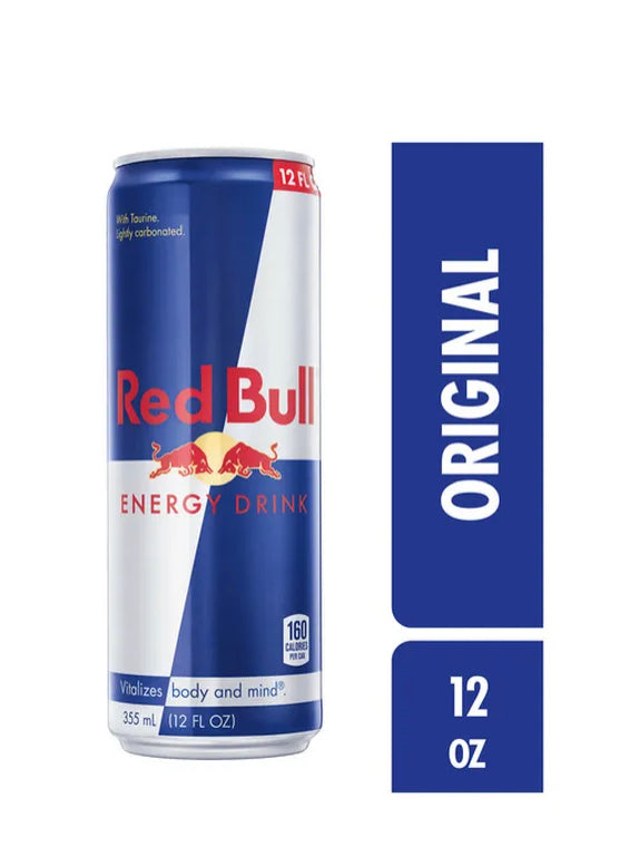 RED BULL ENERGY DRINK, 12 Fl Oz