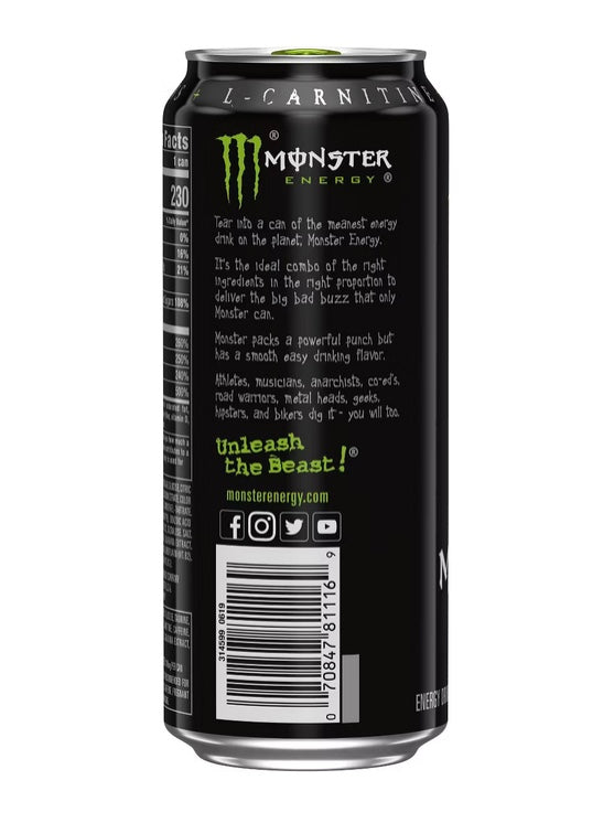 MONSTER ENERGY DRINK, 16 Fl Oz