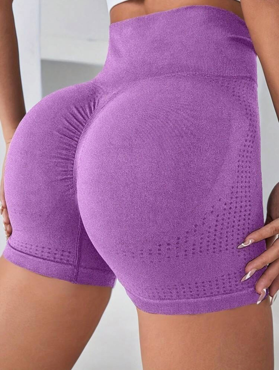 YOGA SHORTS, HIGH WAIST WORKOUT SHORTS, FITNESS YOGA BUTT LIFT SHORTS, FITNESS LADIES YOGA GYM RUNNING SHORT PANTS AND SPORTSWEAR