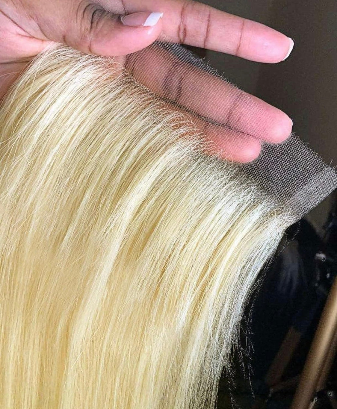 B&B EXPRESS GOLD 100% BRAZILIAN STRAIGHT VIRGIN HUMAN HAIR COLOR 613, 12" (4x4)