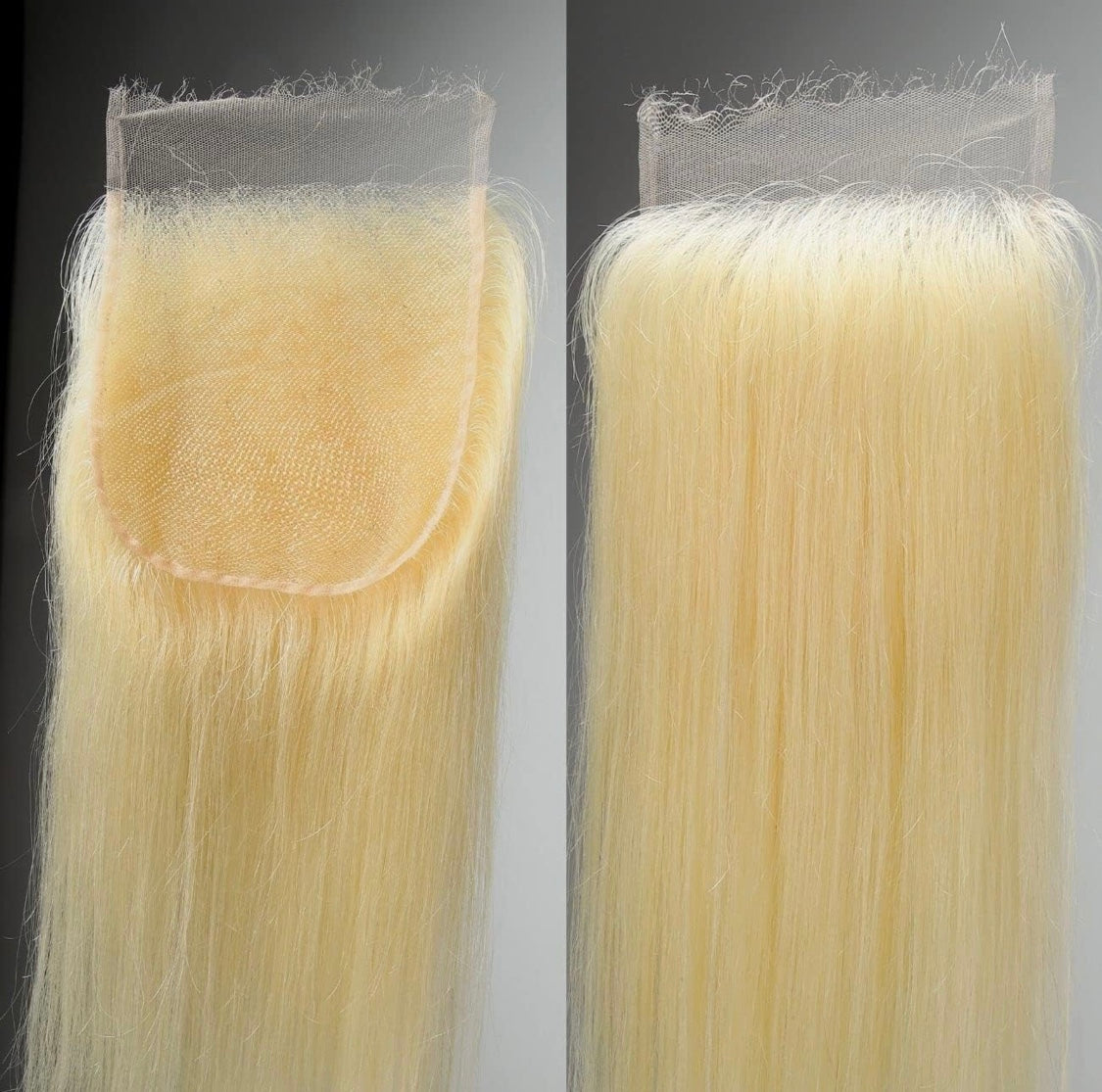 B&B EXPRESS GOLD 100% BRAZILIAN STRAIGHT VIRGIN HUMAN HAIR COLOR 613, 14" (4X4)