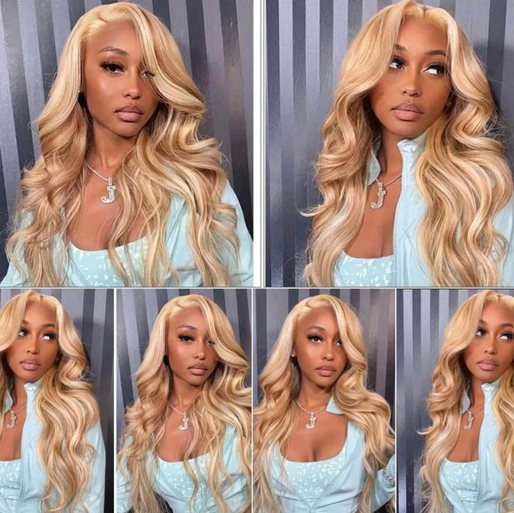 B&B EXPRESS GOLD 100% BRAZILIAN BODY WAVE VIRGIN HUMAN HAIR COLOR 613, 20" 18" 16"