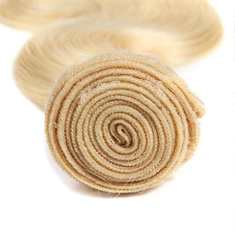 B&B EXPRESS GOLD 100% BRAZILIAN BODY WAVE VIRGIN HUMAN HAIR COLOR 613, 14"
