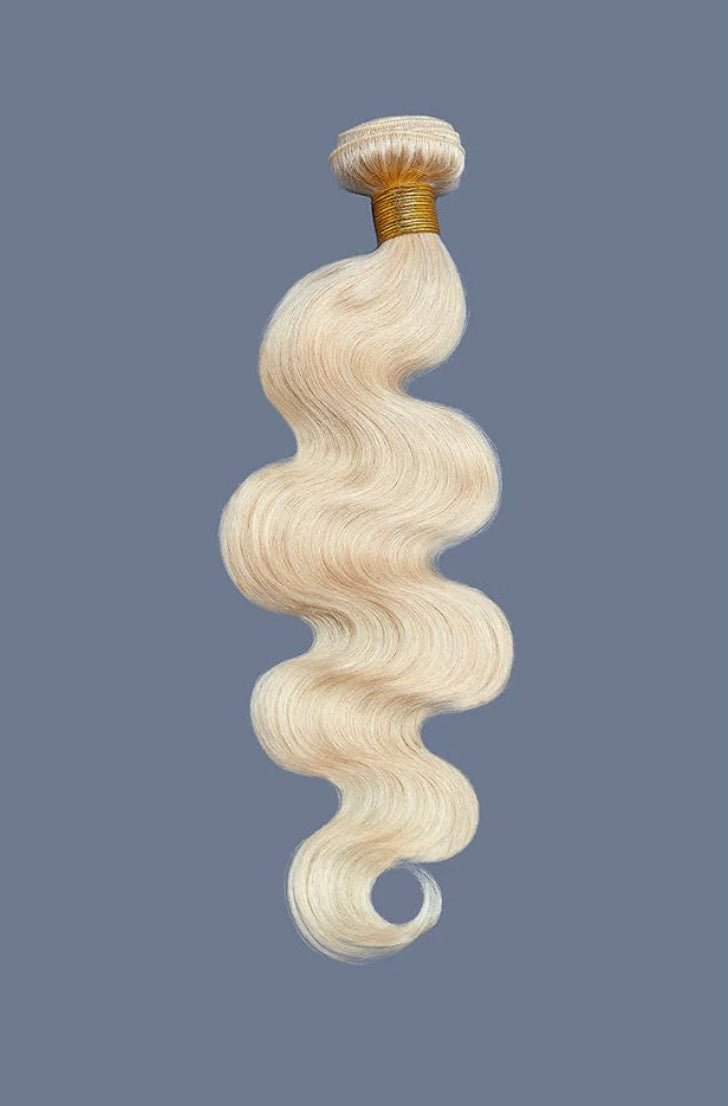 B&B EXPRESS GOLD 100% BRAZILIAN BODY WAVE VIRGIN HUMAN HAIR COLOR 613, 22"