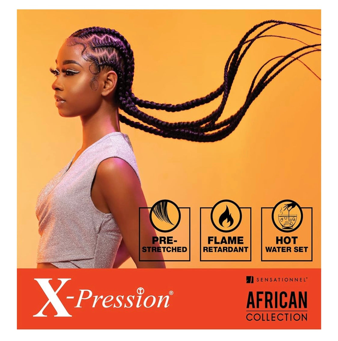 4x X-PRESSION PRE-STRETCHED BRAID 38"