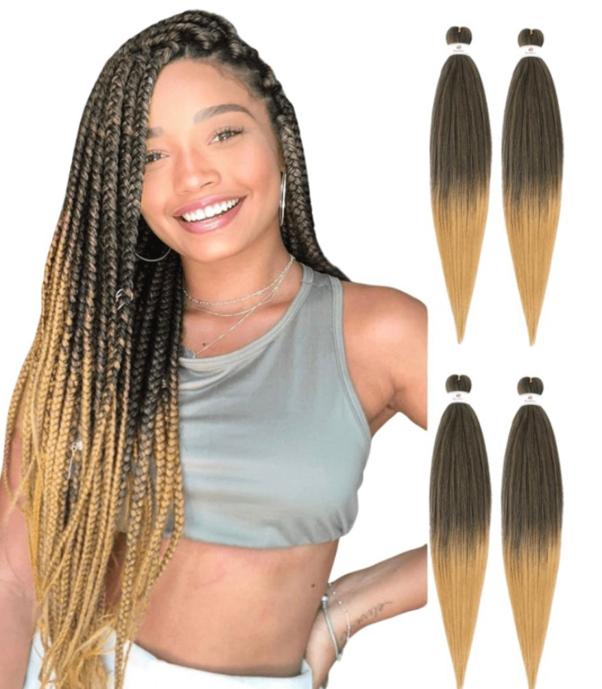 3x GHANA PRE-STRETCHED BRAID 50"