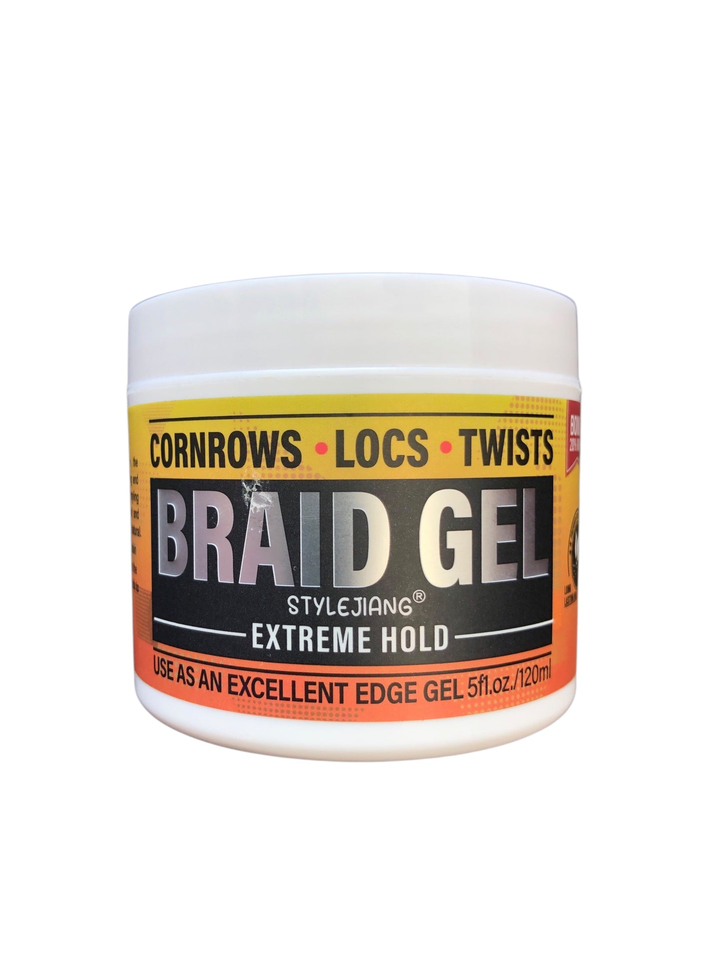 STYLE JIANG, LOCKS BRAID GEL EXTREME HOLD HIGH SHINE, 5 FL Oz