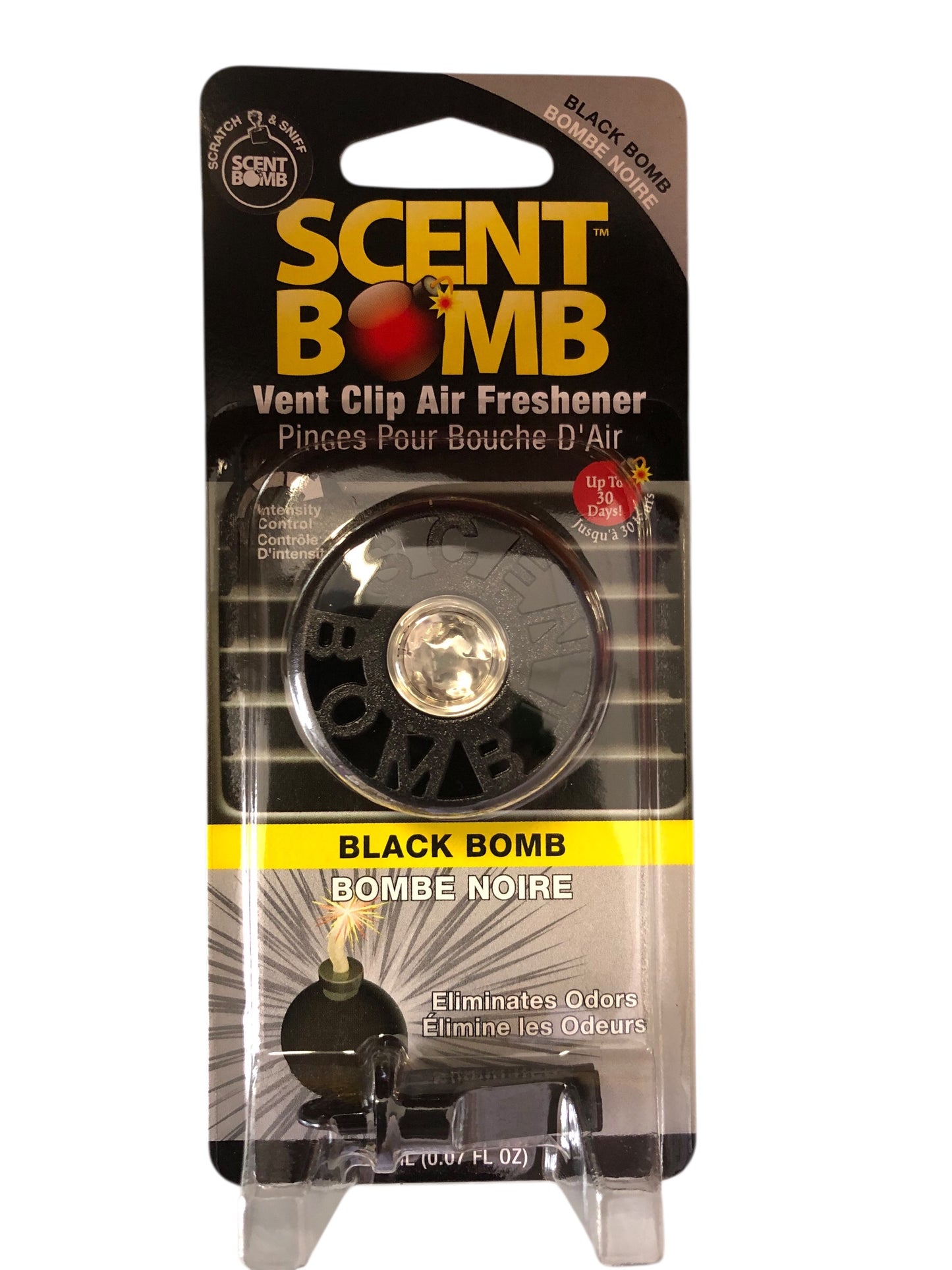 SCENT BOMB CAR FRESHENER WITH VENT CLIP