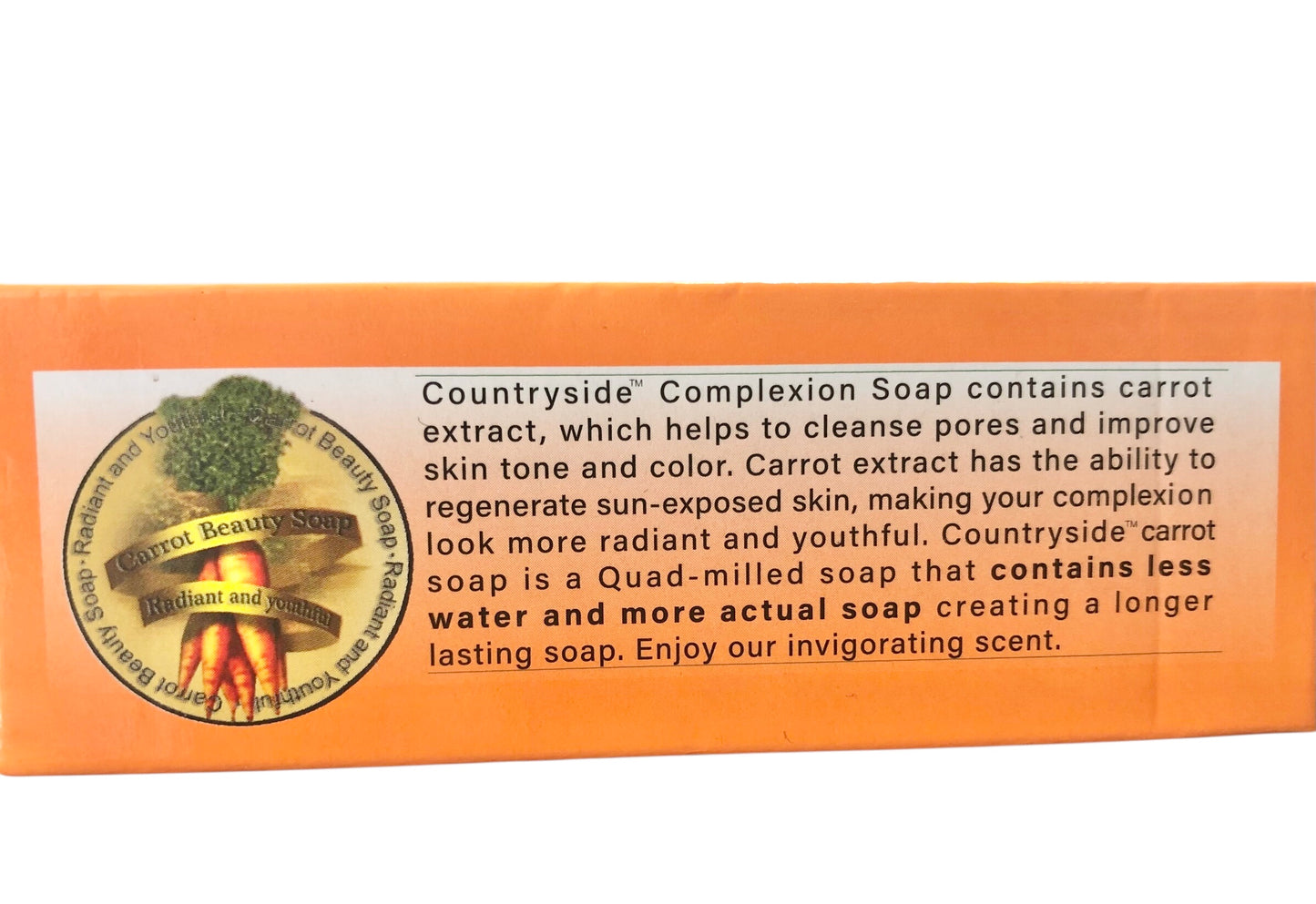 Carrot Complexion Soap Skin Tone Improvement w/ Carrot Oil (4.4 oz)