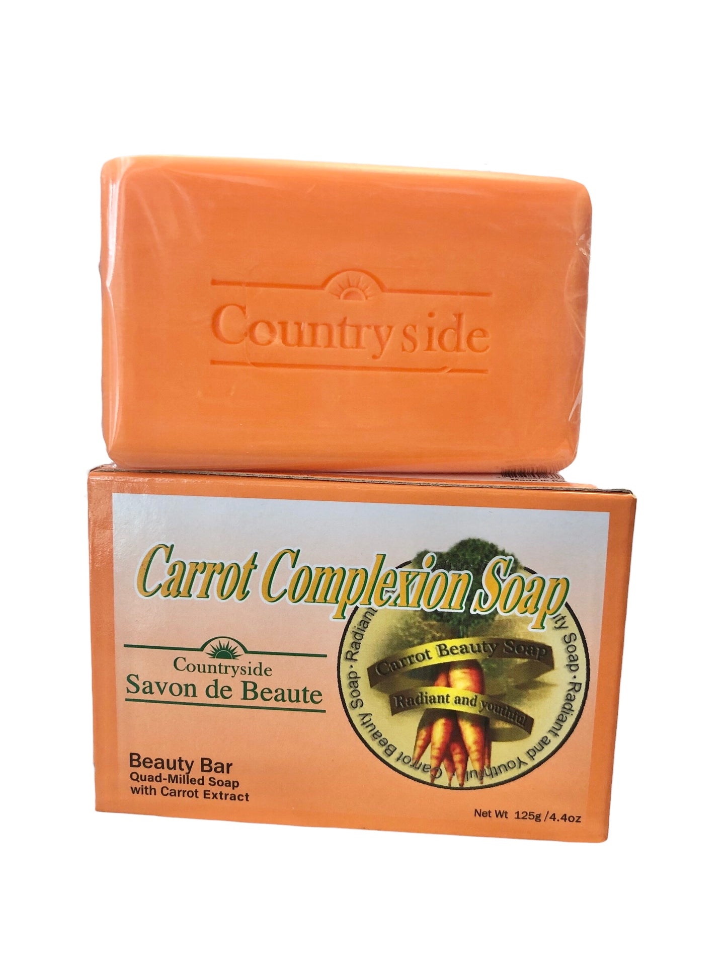 Carrot Complexion Soap Skin Tone Improvement w/ Carrot Oil (4.4 oz)
