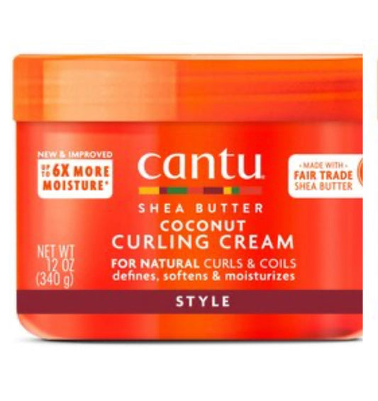 Cantu Coconut Curling Cream, 12 oz