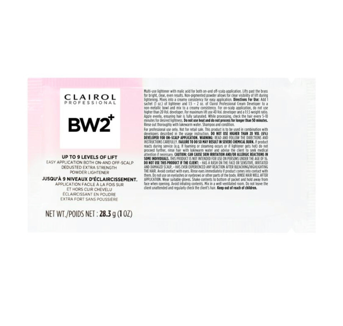 CLAIROL PROFESSIONAL BW2+ DEDUSTED EXTRA STRENGTH POWDER LIGHTENER (1 oz.)