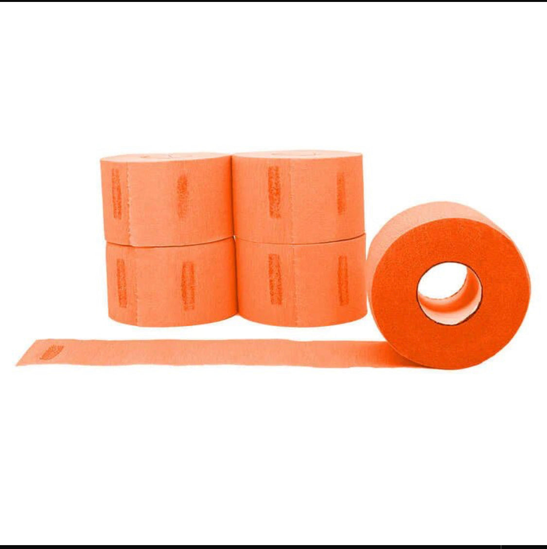 L3VEL3 NECK PAPER STRIPS - LIME - ORANGE