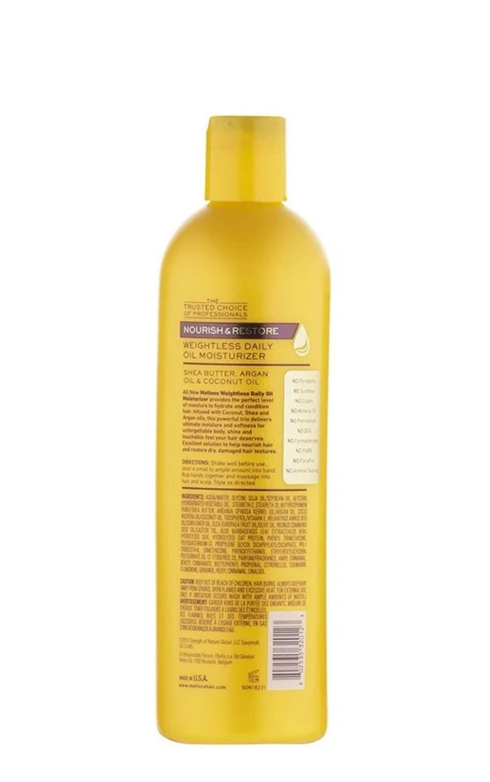 Motions Nourish & Restore Weightless Daily Oil Moisturizer, 12 oz