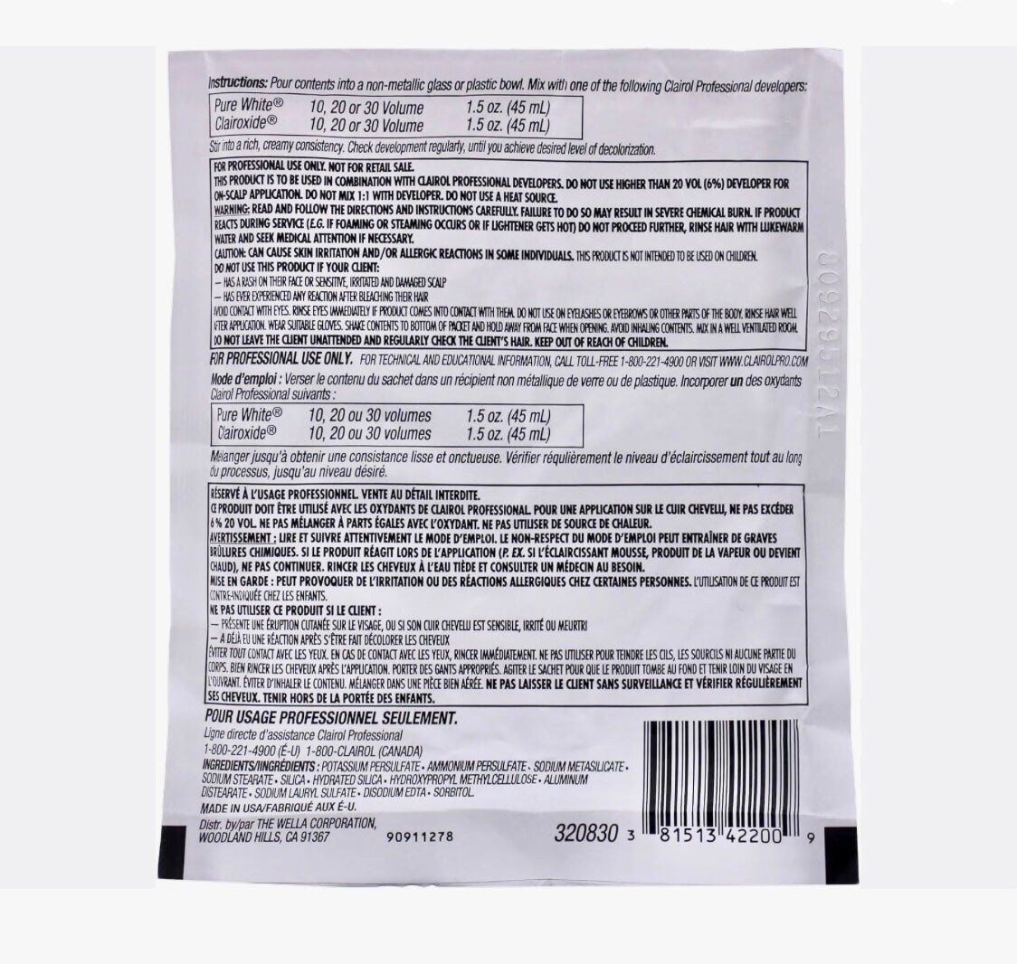 Clairol Professional BW2 Dedusted Extra Strength Powder Lightener (8 oz.)