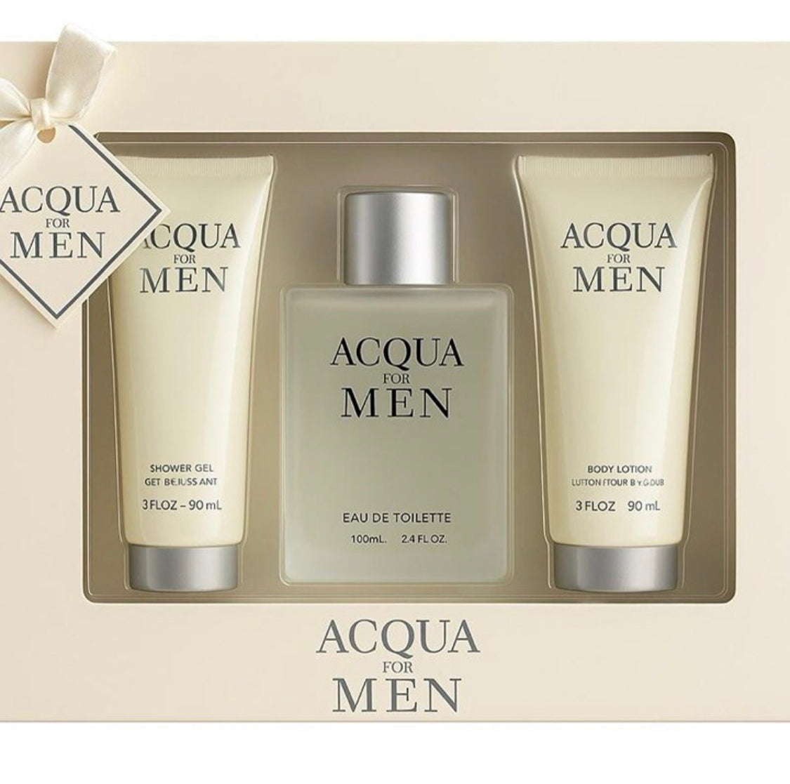 Acqua For Men Cologne 3-in-1 Set - Inspired by Acqua Di Gio