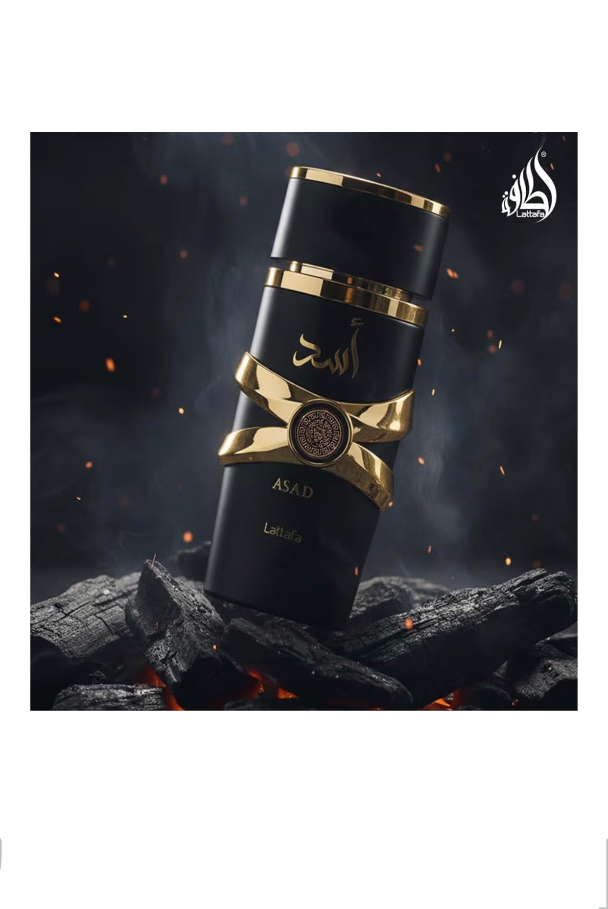 Lattafa Unisex Asad Eau de Parfum, 3.4 oz