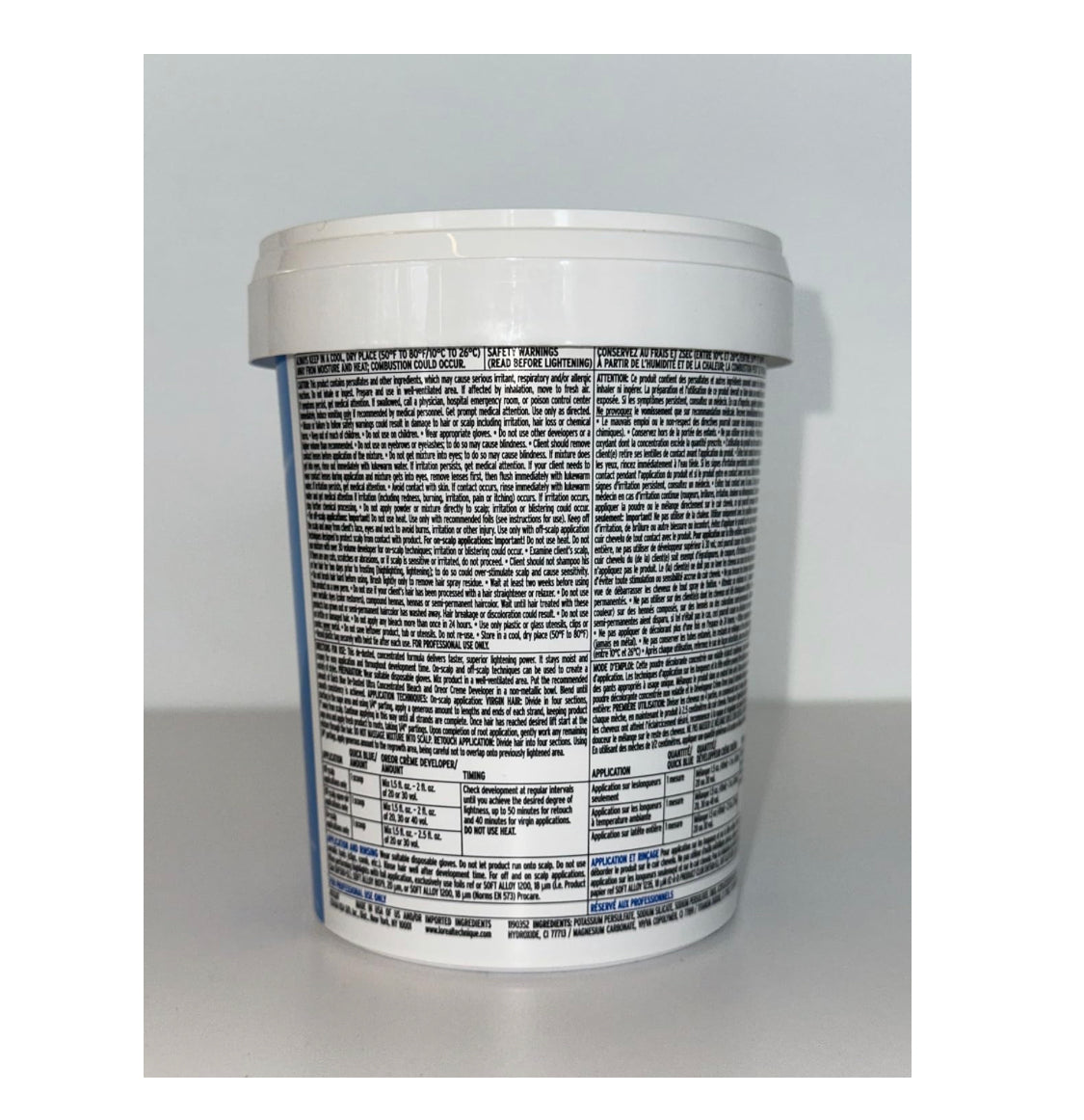 L'ORÉAL QUICK BLUE EXTRA STRENGTH (1 lb.)