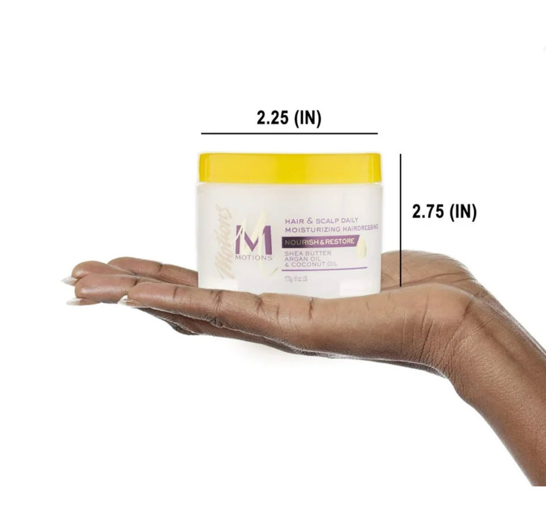 Motions Hair and Scalp Daily Moisturizing Hairdressing, 6 Oz