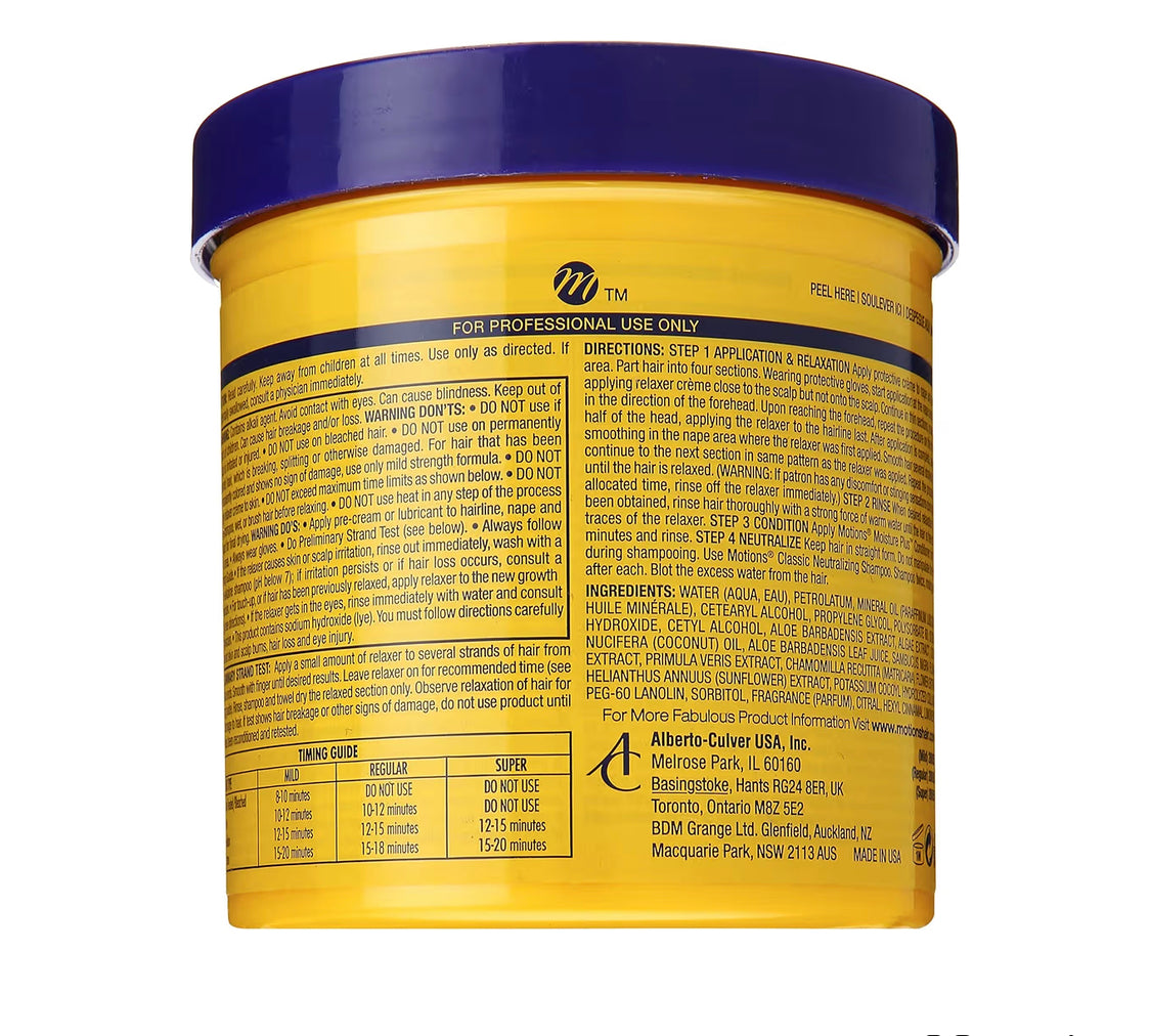 Motions Classic Lye Relaxer Formula Super, 15 oz
