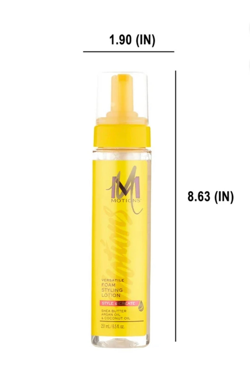 Motions Style & Create Versatile Foam Styling Lotion 8.5 fl. oz. Pump, Moisturizing, Unisex