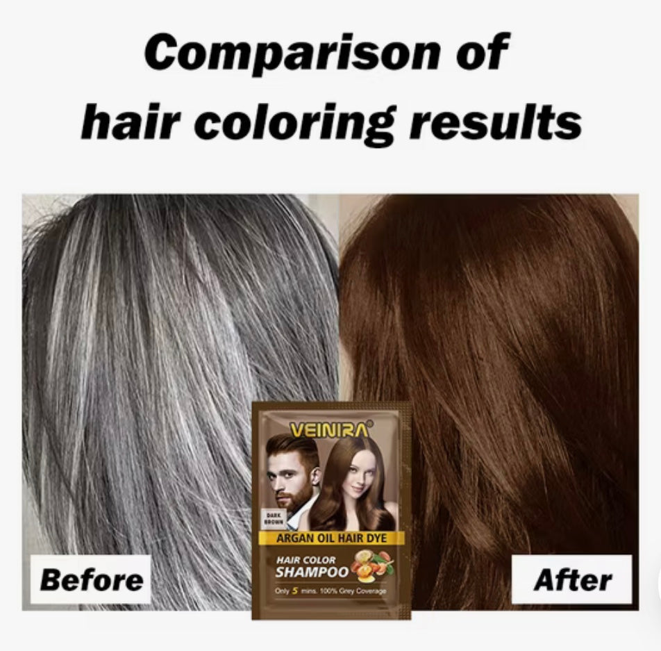 VEINIRA DARK BROWN COLOR SHAMPOO