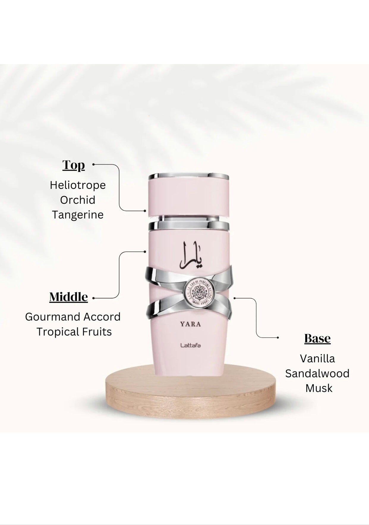 Pink Lattafa Yara Eau de Parfum, (3.4 Fl. oz)