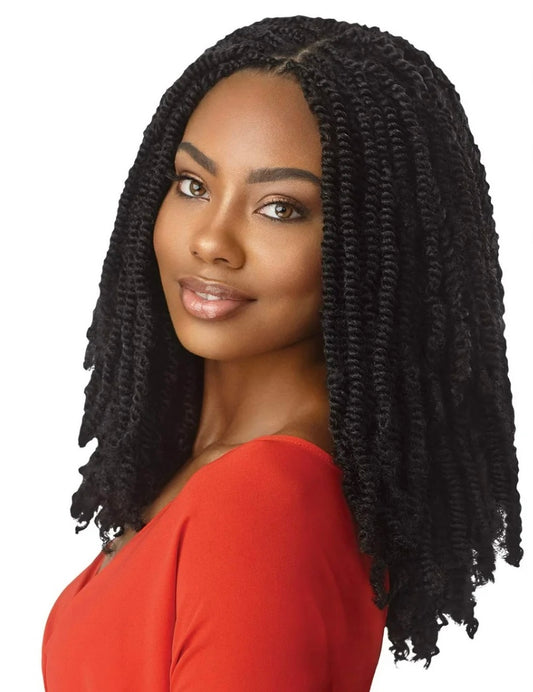 OUTRE BRAIDS CROCHET BRAIDS X-PRESSION TWISTED UP SPRING TWIST 12" COLOR #1B