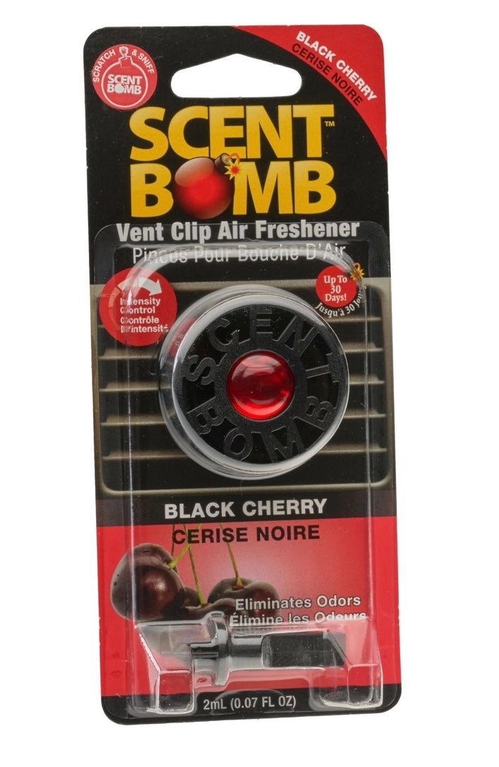 SCENT BOMB CAR FRESHENER WITH VENT CLIP
