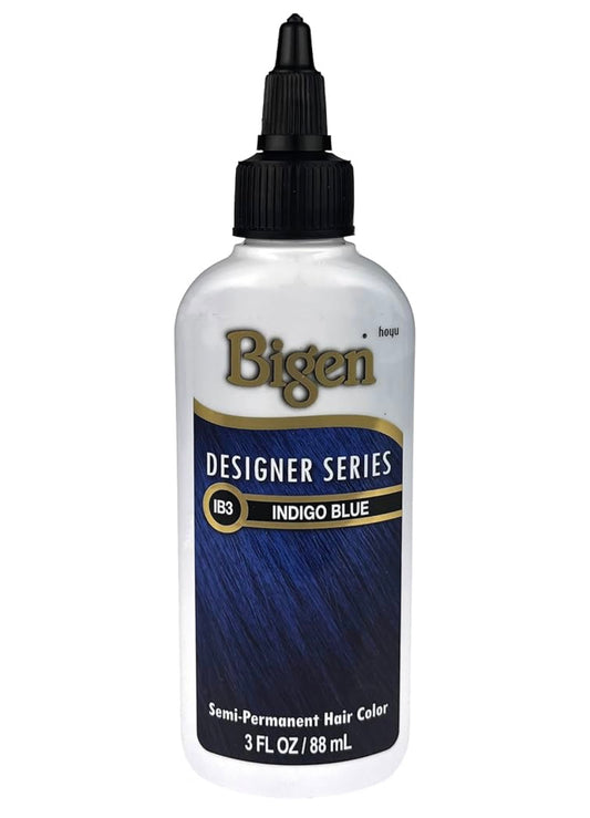 BIGEN SEMI-PERMANENT HAIR COLOR, [IB3] INDIGO BLUE, ALL HAIR TYPE