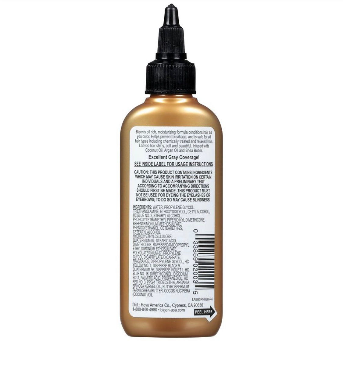 BIGEN SEMI-PERMANENT HAIR COLOR, [JB1] JET BLACK, ALL HAIR TYPE
