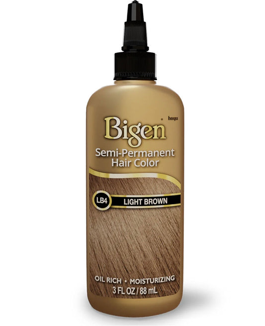 BIGEN SEMI-PERMANENT HAIR COLOR, [LB4] LIGHT BROWN, ALL HAIR TYPE