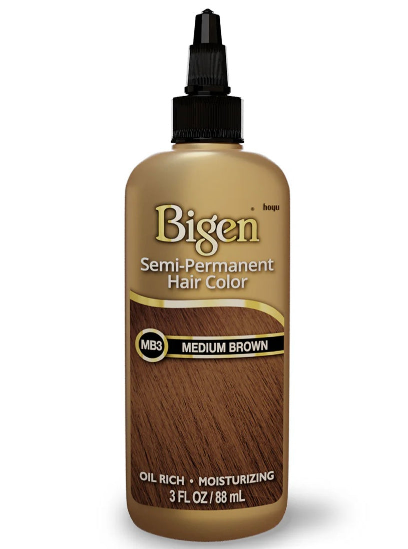 BIGEN SEMI-PERMANENT HAIR COLOR, [MB3] MEDIUM BROWN, ALL HAIR TYPE