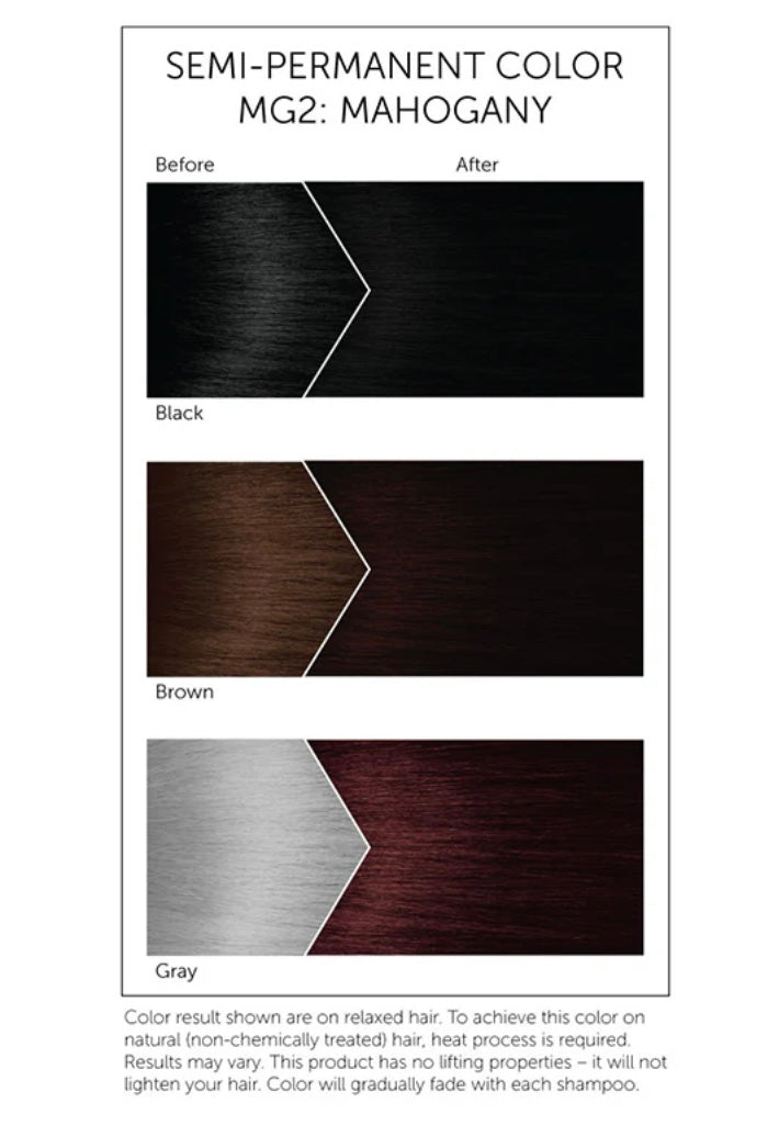 BIGEN SEMI-PERMANENT HAIR COLOR, [MG2] MAHOGANY, ALL HAIR TYPE