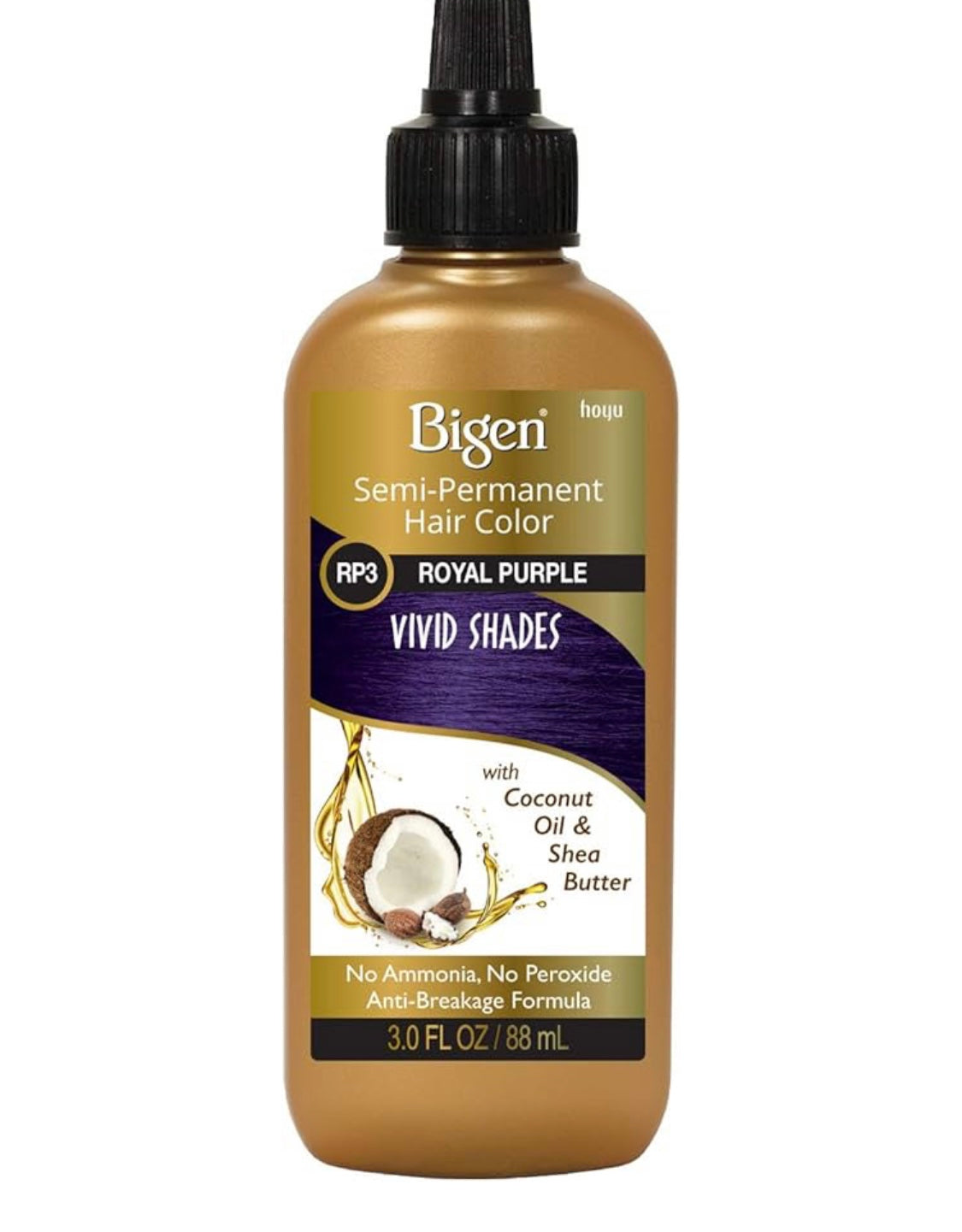 BIGEN SEMI-PERMANENT HAIR COLOR, [RP3] ROYAL PURPLE, ALL TYPE HAIR