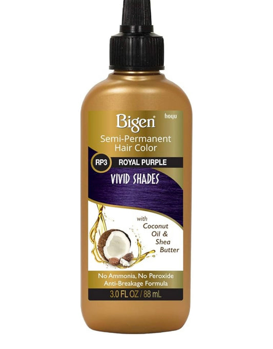 BIGEN SEMI-PERMANENT HAIR COLOR, [RP3] ROYAL PURPLE, ALL TYPE HAIR