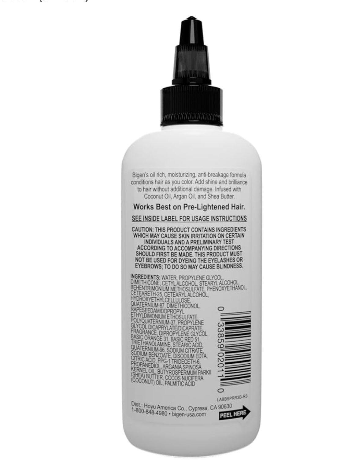 BIGEN SEMI-PERMANENT HAIR COLOR, [RR3] RUBY RED, ALL HAIR TYPE