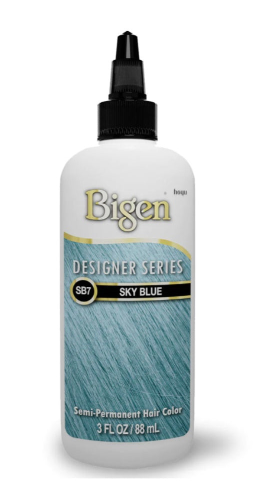 BIGEN SEMI-PERMANENT HAIR COLOR, [SB7] SKY BLUE, ALL HAIR TYPE