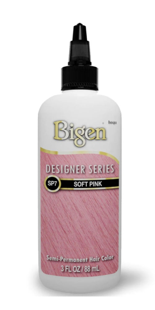 BIGEN SEMI-PERMANENT HAIR COLOR, [SP7] SOFT PINK, ALL HAIR TYPE