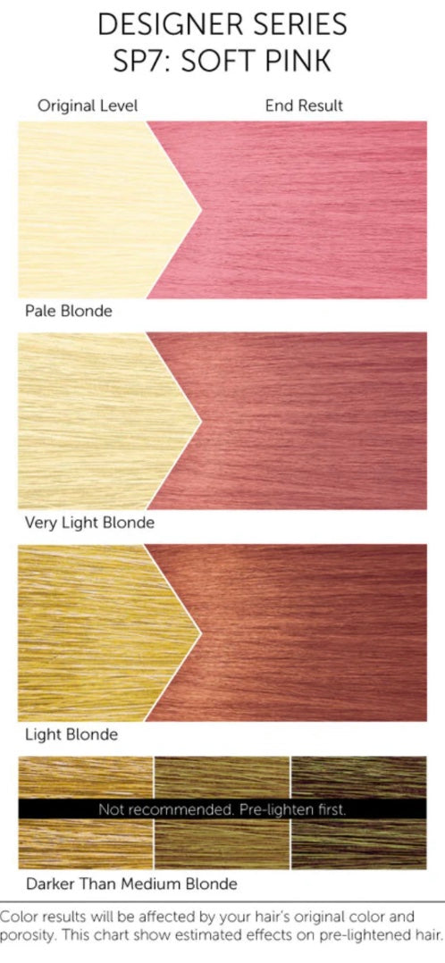 BIGEN SEMI-PERMANENT HAIR COLOR, [SP7] SOFT PINK, ALL HAIR TYPE