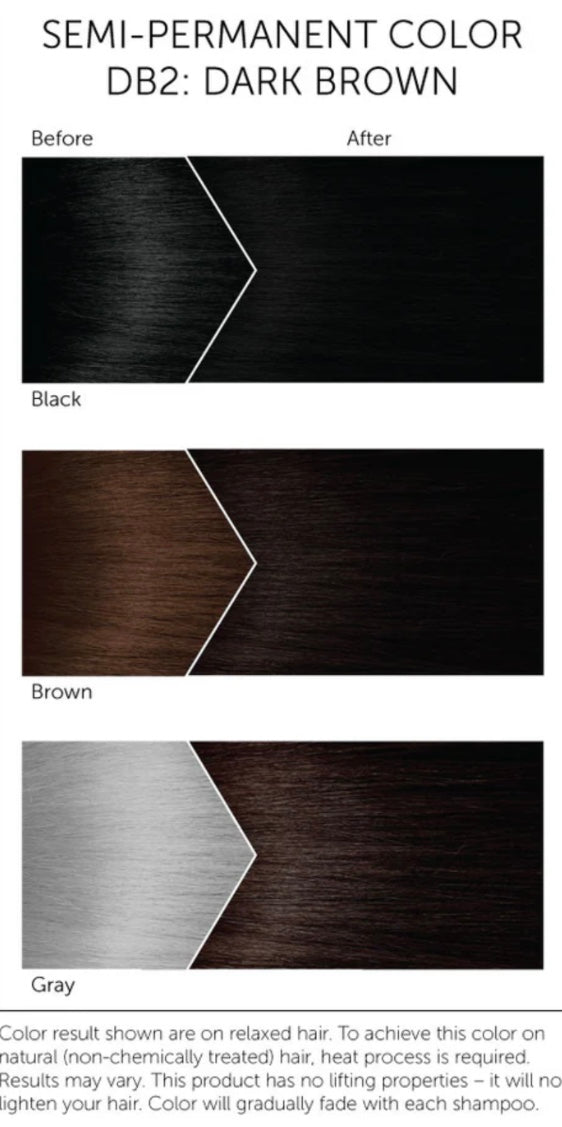 BIGEN SEMI-PERMANENT HAIR COLOR, [DB2] DARK BROWN, ALL HAIR TYPE