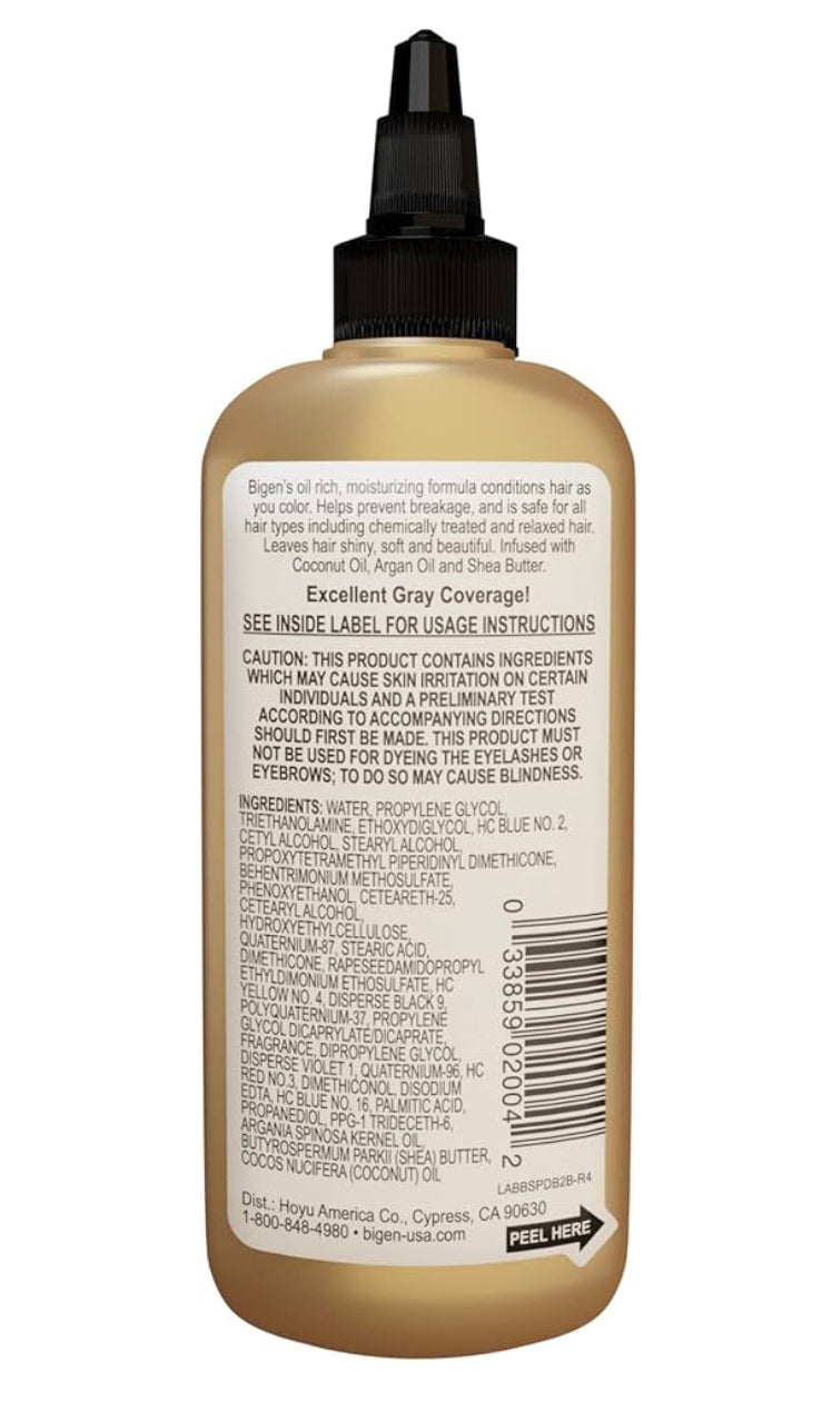 BIGEN SEMI-PERMANENT HAIR COLOR, [DB2] DARK BROWN, ALL HAIR TYPE