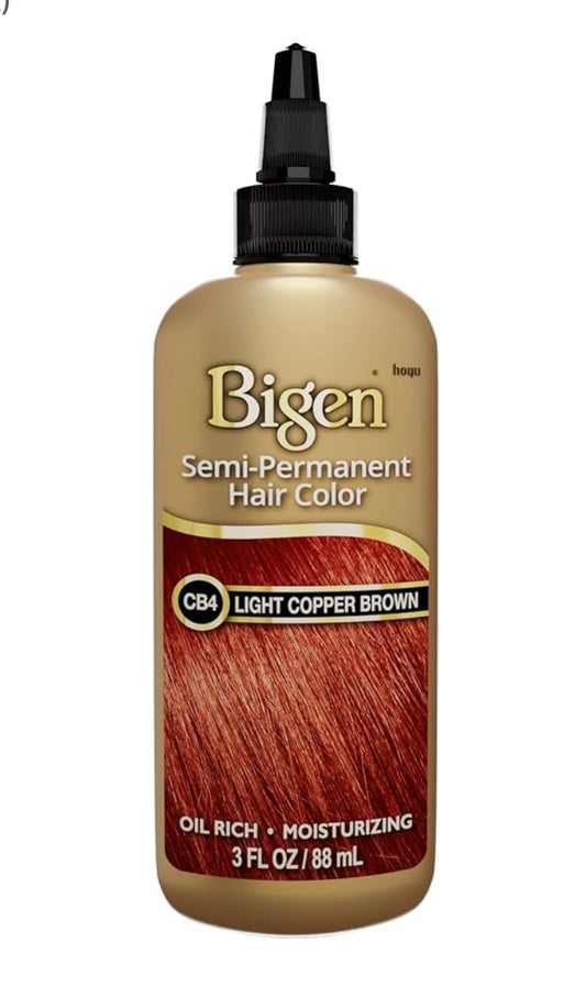 BIGEN SEMI-PERMANENT HAIR COLOR, [CB4] LIGHT COPPER BROWN, ALL HAIR TYPE