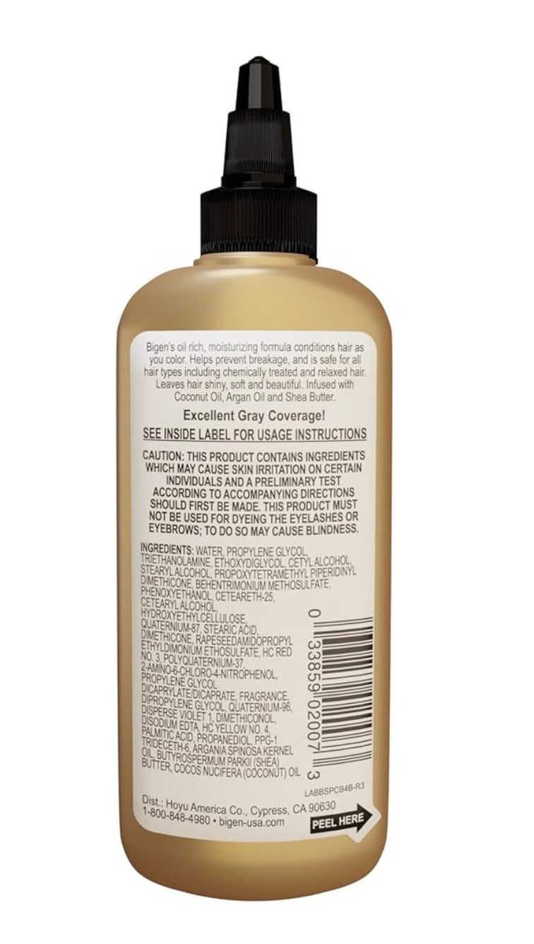 BIGEN SEMI-PERMANENT HAIR COLOR, [CB4] LIGHT COPPER BROWN, ALL HAIR TYPE