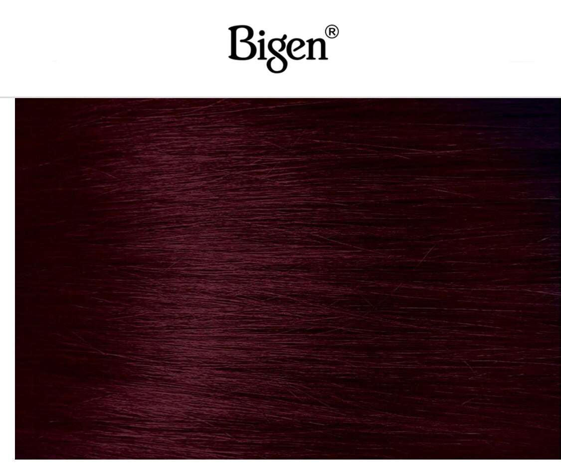 BIGEN SEMI-PERMANENT HAIR COLOR, [BG2] DEEP BURGUNDY, ALL HAIR TYPE
